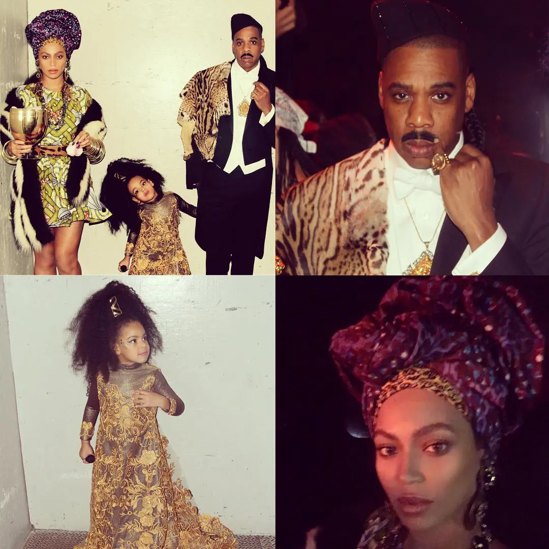 Beyonce Jay Z and Blue Ivy COMING TO AMERICA Halloween costumes