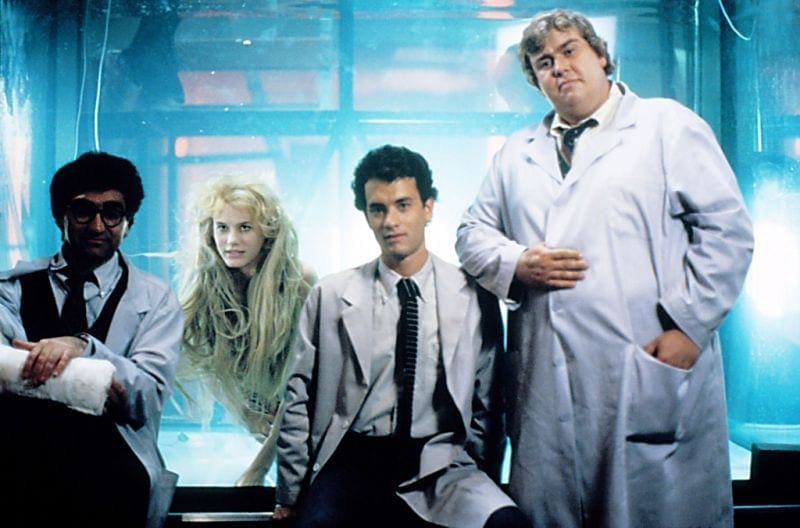 A group of people in lab coats and ties.