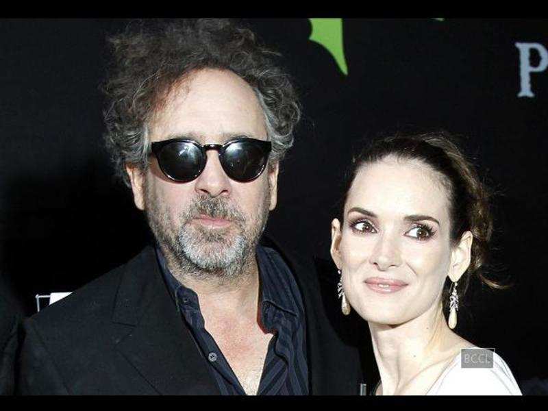 Tim burton and his wife, actress juliette lewis.