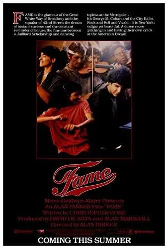 A poster of the movie fame