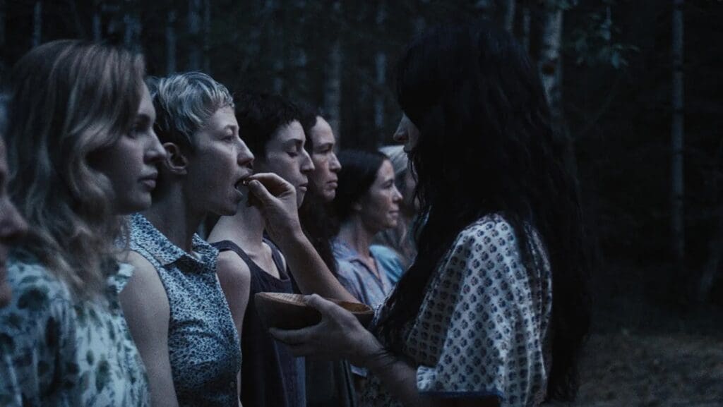 Carrie Coon, Odesa Young and Lily James in THE LIBERATION